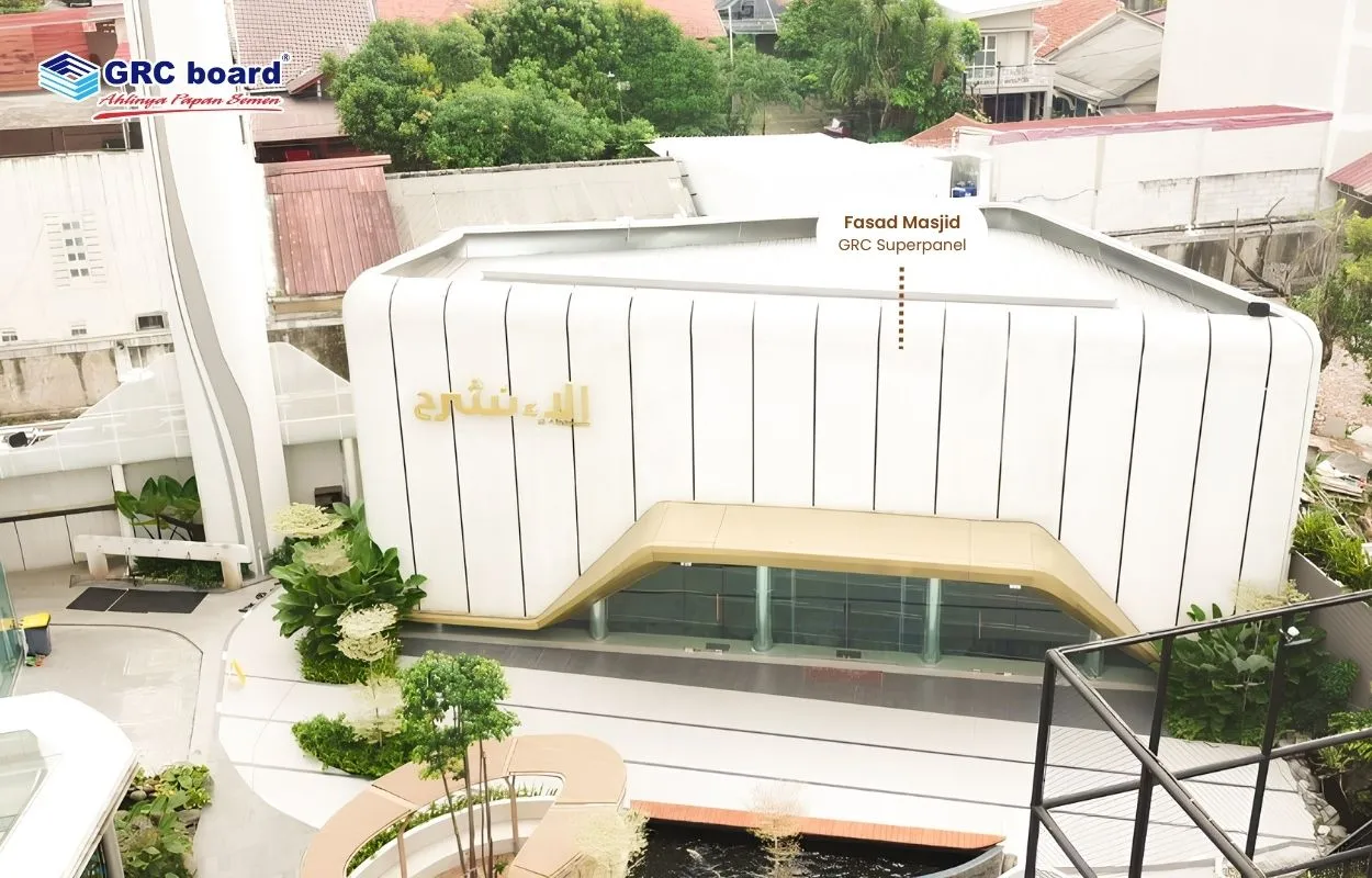 Sentuhan Modern GRC board di Masjid Al Insyirah